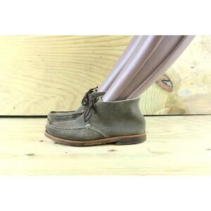 Allen Edmonds Hayden Mens Size 8 M Leather Green Brown Chukka Boots Shoes USA